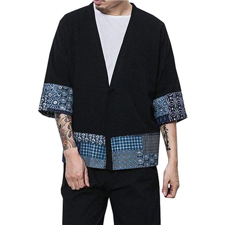 Siehin - Blouson - Homme - Noir - XL (étiquette : 4XL)