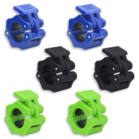 NEUSID Lot de 6 Collier Bague de Serrage Haltères de 30 mm - Verrouillage Rapide pour haltères - pour entraînement