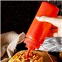 Elandy 3pcs Vide Rechargeable en Plastique Squeeze Sauce Condiment Bouteilles Récipient Assaisonnement Distributeur pour Ketchup