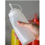 Elandy 3pcs Vide Rechargeable en Plastique Squeeze Sauce Condiment Bouteilles Récipient Assaisonnement Distributeur pour Ketchup