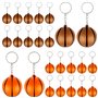 24 Pcs Porte-clés de Mini Basketball Porte-Clés de Faveur de Basketball Balles Anti-Stress de Basketball Cadeau d’Équipe de Bask