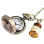 Montre de Poche Collier Rétro Alice au Pays des Merveilles