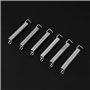 Lot de 6 Ressorts de Vibrato pour Guitare Electrique Style Vintage Simple ou Double Verrouillage Sans Bruit Système de Ressorts 