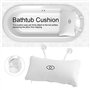 Oreiller de Bain Coussin de Bain Oreillers De Bain pour La Tête Antidérapant avec ventouses Oreiller de Bain avec Ventouses, Erg