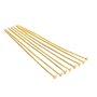 Aiguilles Tige Clous a Tete 1200 pièces Épingles à œil Laiton Épingle à Oeil Épingles à Tête de Boule Dorée épingles à Œil en Ac