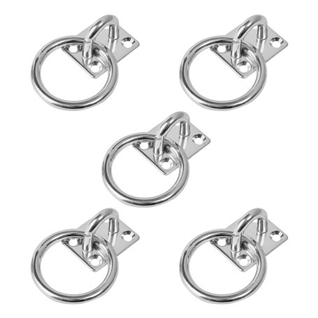 CVDYWDJIE Boucle D'Anneau en Acier Inoxydable 5 Pièces