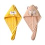 2 Pièces Bonnets Secs Pour Cheveux De Dessin Animé
