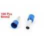 sourcingmap 100pcs 6mm2 Embout de Câble Embout de Câblage Cosse à Sertir électrique Fil Sertissage Borne Connecteur Terminal Iso