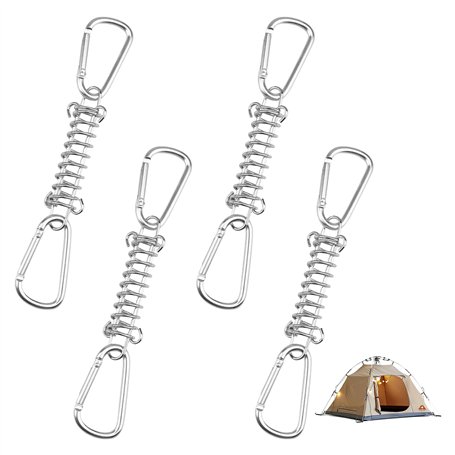 Lot de 4 fixations pour voile d'ombrage