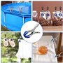Golgner Lot de 12 pinces en métal pour piscines hors-sol, pinces en métal pour couverture de piscine, pinces de serrage avec for