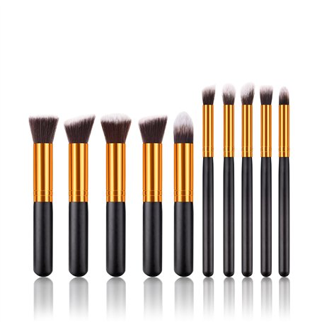 Jaimela Pinceaux Maquillages 10 Pcs Set