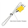 DollaTek 5PCS K Type -50-400C Sonde de thermocouple de sonde de température 1 mètre (3.3Ft)