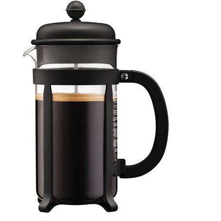 Cafetiere a piston - BODUM - 1908-01 - Noir - Verre borosilicate - Acier inoxydable