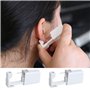 Lot de 8 pistolets de perçage d'oreille jetables avec clous d'oreilles asepsis sans douleur pour filles, femmes et hommes