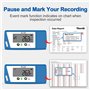ThermElc TE-04 ET USB Enregistreur de données de température, enregistreur de température avec capteur externe, rapports PDF/CSV
