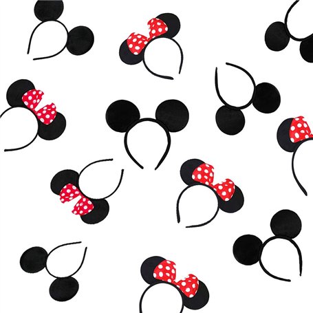 A 12 pièces Mickey Minnie Bandeaux
