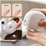 Horuili® Coupe-ongles électrique, Vernis à ongles, LED pour tailler et polir les ongles Avec fonction lime et lumière, ponceuse