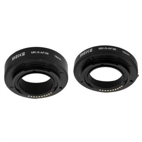 Meike Anneau adaptateur de tube de rallonge macro en plastique autofocus MK-S-AF3B