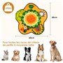 Gaethra Tapis de Fouille Chien, Tapis Reniflant pour Chiens, Antidérapant Tapis de Chien Snuffle, Portatif et Facile à Nettoyer,