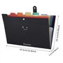 Trieur Extensible avec 7 Compartiments A4 Rangement Documents, Accordéon Organiseur de Dossiers de Fichiers Pochettes pour Burea