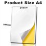 Étiquettes autocollantes universelles 65 feuilles 210 x 297 mm Papier brillant pour imprimante Papier adhésif A4 Imprimante d'ét