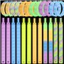 Steemjoey 24 pièces Fluorescent Push Pop Bracelet Bubble Fidget Toys Poppet Bracelet pour Enfants