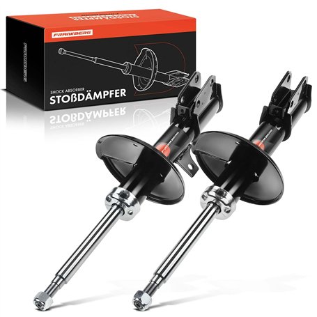 Frankberg 2x Amortisseur à gaz Pression du gaz Essieu Avant Compatibles avec Twingo I C06 1.1L Hatchback 2000-2007 Remplacer# 82
