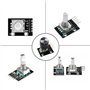 Lot de 6 modules d'encodeur rotatif à 360 degrés KY-040 - Potentiomètre - Sortie d'impulsion numérique - Blocs de construction é