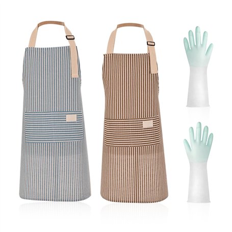 ZBHDEYG 2 Tabliers Rayés