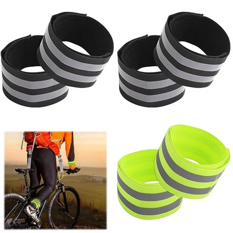 6 Pièces Serre Pantalon Velo Clip De Pantalon Réfléchissant À Vélo Pince À Pantalon Pince pour Chaîne De Vélo Pinces À Vélo Réfl