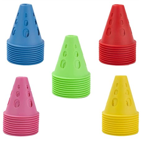 YKKJ 50 Pièces Cones de Sport Cône，Cônes de Circulation，pour Football