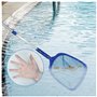 Tkxjry 120CM Écumoire De Piscine, Épuisette à Feuilles Filet, Filets de Fond de Piscine avec percher, Avec Mât Télescopique en A