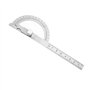 Goniomètre en acier Inoxydable, Inoxydable acier Rapporteur Chercheur Goniomètre à Rapporteur, 15 Cm Règle 180 degrés Outil de M