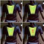 SWAREY Gilet de Cyclisme Réfléchissant Clignotant pour Vélo Lumiere Velo Haute Visibilité Sécurité Nuit Course Vélo Accrocheurs