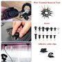 TEGOVE 352 Pièces Outil Demontage Garniture Voiture,Outil de Démontage de Voiture avec Rivet Clips Plastique et Bandes de Câble 