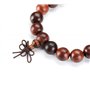 12mm Bracelets Tibétain Bouddhiste Buddha Mala Elastique Perles en Bois pour les Hommes et les Femmes Lien Poignet Chinois Brace