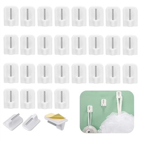 Lonnalee 30 Pcs Crochets Autocollants