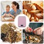 Balance de cuisine numérique - 10 kg/1 g - Rechargeable par USB - Avec écran LCD et fonction tare - Avec câble de charge de batt
