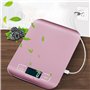 Balance de cuisine numérique - 10 kg/1 g - Rechargeable par USB - Avec écran LCD et fonction tare - Avec câble de charge de batt