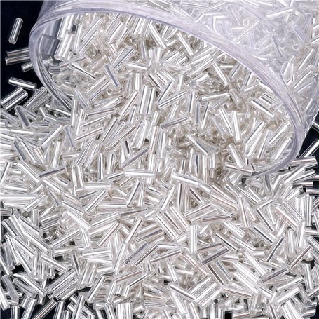Lot de 4 000 perles tubulaires 7 x 2 mm pour bracelets