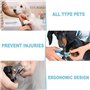 LauCentral Coupe Ongles Chien pour Coupe Griffes Chien Et Coupe Ongle Cha-Coupe Ongle pour Chien ou Chat avec Cran de Sécurité