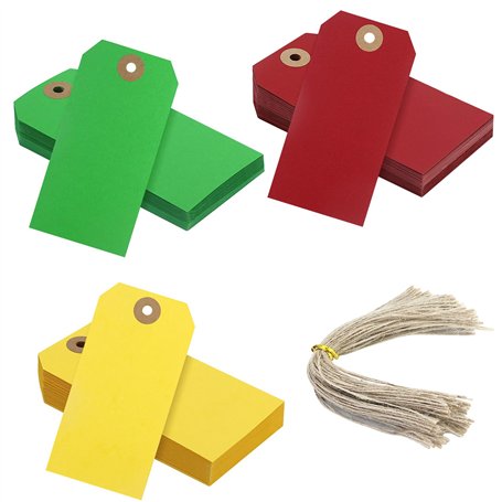 120 Pcs Etiquettes d'expédition vierges