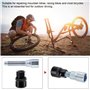 GKZB Fouet à Chaîne Multifonction Outil de Démontage de Cassette de Vélo Kit de Réparation de Vélo Fouet de Chaîne avec extracte