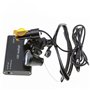 Mike Dental DY-007 Loupes jumelles à distance de travail Noir 3,5 x 420 mm + lampe frontale LED 5 W à clipser avec filtre + sac 