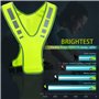 CHAOTEMAI Velo Gilet Fluorescent de Sécurité Gilet Velo Reflechissant Gilet Velo Gilet Réfléchissant Running Veste Réfléchissant