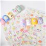 SHUBEIEUMI Stickers Ongles, 5 Feuilles 3D Fleur Stickers Ongles Nail Art, Autocollants Nail Art 3D Autocollants, Décoration Ongl