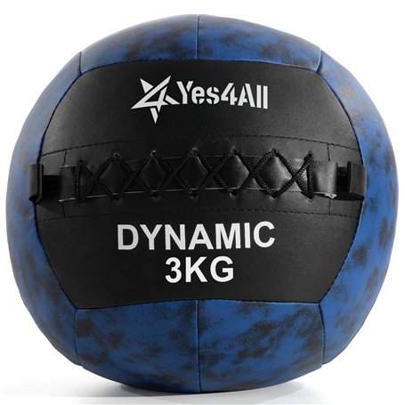 Yes4All GKAD 3 kg Dynamic Wall Ball/Soft Medicine Ball