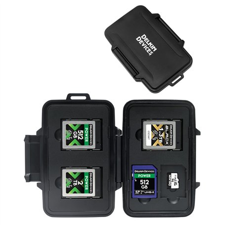 Delkin Devices CFexpress Sac de Rangement pour Cartes mémoire SD et microSD Type B