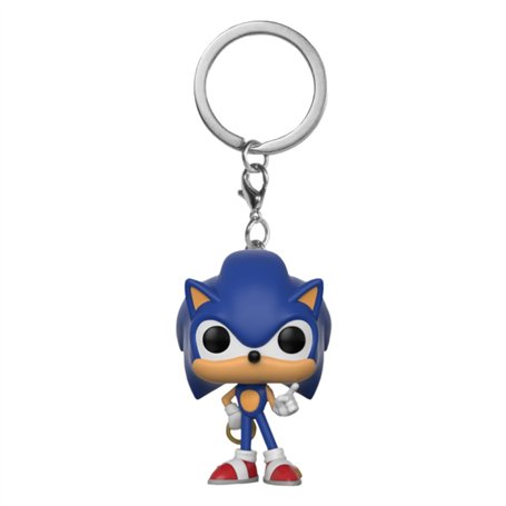 Funko Pocket Pop! Keychain: Sonic The Hedgehog: Sonic The Hedgehog with Ring - Mini-Figurine en Vinyle à Collectionner Porte-clé