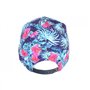 Casquette NY Violette Fleurs Roses Tropicales Fashion Baseball Phuket - Taille: Taille Unique - Couleur: Violet - Mixte